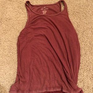 burgundy tank from american eagle